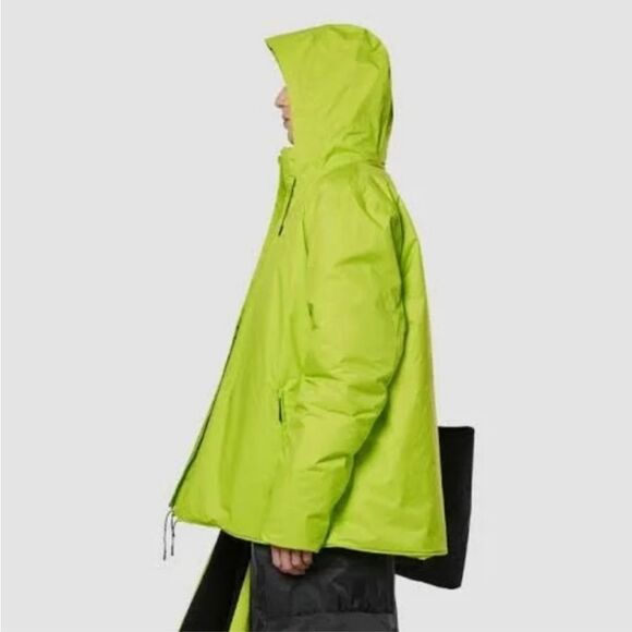 RAINS Padded Nylon Jacket ☔️ Digital Lime☔️ insulated ☔️ unisex ☔️ small - Picture 2 of 7